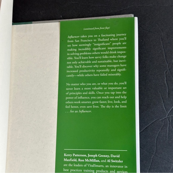 Influencer by Kerry Patterson et al. | Leadership, Motivation | Hardcover Book - Picture 4 of 10